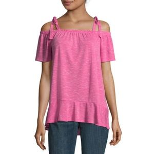 a.n.a Womens Straight Neck Sleeveless Knit Blouse
